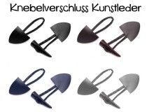 Knebelverschluss - Kunstleder